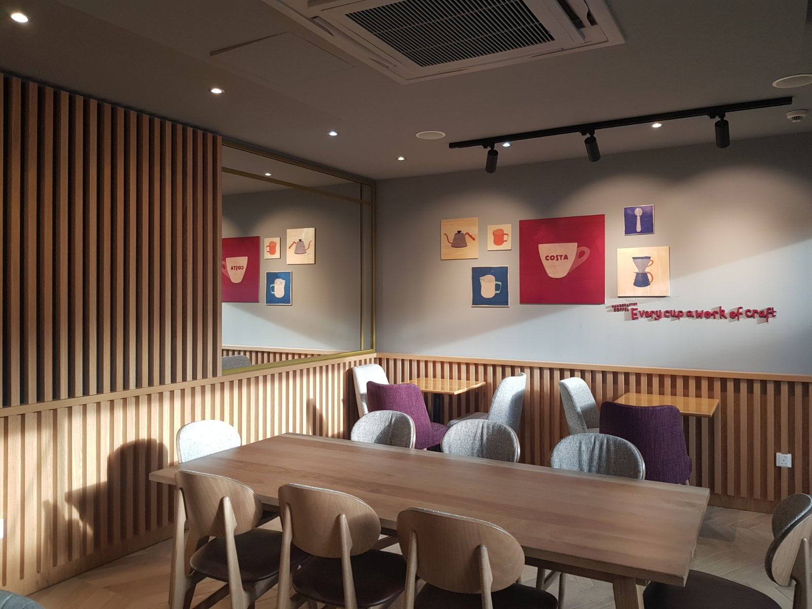 Completely renovated Costa Coffee Germasogeia in Limassol, Cyprus